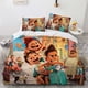 thumbnail image 5 of Disney-Juego de ropa de cama de dibujos animados, funda de edredón, funda de almohada, decoración de Anime, Kawaii, cama, Spead, dormitorio, regalo para niños, 5 of 5