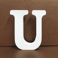 thumbnail image 2 of VerPetridure Wooden Letter Ornament U Wood Wooden Letters White Alphabet Wedding Birthday Party Home Decorations U, 2 of 3