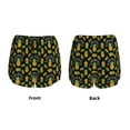 thumbnail image 5 of Lsque Pineapple Printed Women's Running Shorts with Liner Pockets,Elastic Quick Dry Workout Athletic Gym Yoga Shorts,Womens High Waist Shorts-Medium, 5 of 9