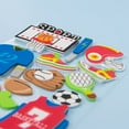thumbnail image 3 of Keedle Doodle 3D Foam Sports Theme Stickers – 5 Sheets with 75 Self Adhesive Stickers Including Soccer, Football and Baseball for DIY Curtains, Kids Arts and Crafts Projects and Scrapbooking, 3 of 6