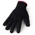thumbnail image 3 of 2 Professional Heat Resistant Gloves,Heat Protect Gloves,Black Durable Polyester Cotton Gloves,Anti-Scalding Gloves for Hairdressing Tools,Gloves for Curling Hair, 3 of 8