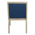 thumbnail image 5 of Regent WallGuard Guest & Reception Waiting Room Wood Side Chair - Noble Oak / Navy Blue Vinyl, 5 of 8