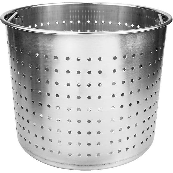 Large Stainless Steel Crawfish Pot With Strainer Basket And Handle - Perfect For Seafood Boiling