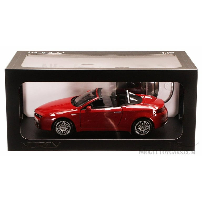 Alfa-Romeo Spider Convertible, Red - Norev 187901 - 1/18 Scale
