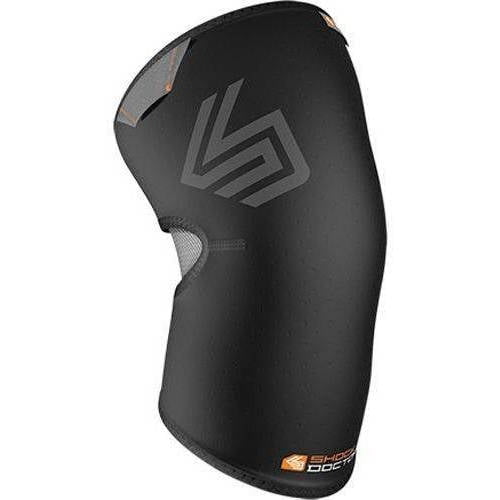 Shock Doctor Knee Compression Sleeve Closed Patella, Black, XL
