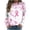 Pink, variant on IROINNID Pink Breast Cancer Top for Women Pink Ribbon Comfy Long Sleeve Round Neck Printed Ladies Sweatshirt Tops Blouse,Pink