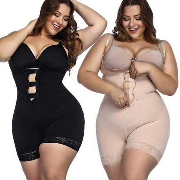 FIGURE LUXE Full Body Shaper Slip Suit Power Women Full Body Shaper Waist Trainer Girdle Slim Corset Tummy Control Bodysuit Post Surgery