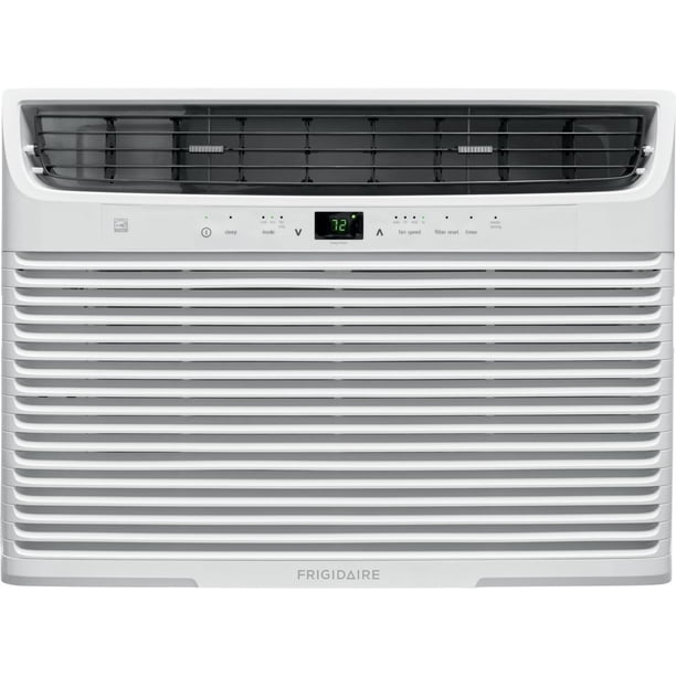 Frigidaire Ffre123za1 22 Energy Star Window Mounted Air Conditioner With 12000 Btu Cooling Capacity Programmable Timer Remote Control And Auto Restart In White Walmart Com Walmart Com