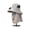 Light Grey, variant on Solar-Powered Wide-Brim Shade Fan Hat, Outdoor Gardening Fishing Beach Sun Hat with Face Cover & Neck Flap for Men Women