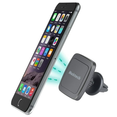 Car Mount, Nekteck Magnetic Cradle-less Universal Car Phone Air Vent Holder with Swivel for iPhone 6S/ 6 6 Plus, SE, 5s, Samsung Galaxy S6/S7 Edge Plus S5 Note 5 4 3, LG G5, Nexus 6P 5X More,