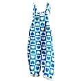 thumbnail image 2 of zanvin Femmes Femmes Rompers Combinaison Saint Valentin Imprimé avec des Poches, Bleu, L, 2 of 5