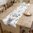 thumbnail image 2 of RKSTN Easter Table Flag Linen Double-Sided Dust-Proof Tablecloth Tablecloth 33*150Cm A, 2 of 5