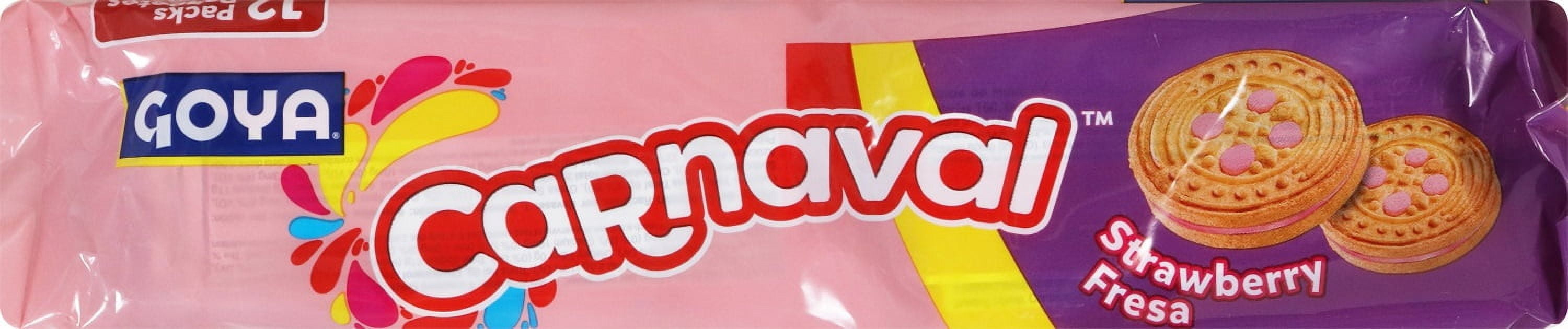 (2 pack) GOYA CARNAVAL STRAWBERRY COOKIES 14.2 OZ