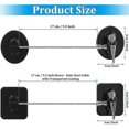 thumbnail image 2 of 4 Pieces Fridge Lock Refrigerator Lock With 8 Key, Freezer Lock Child Safety Cabinet Lock With Adhesive For Kitchen Appliance, Openable Furniture, Sli, 2 of 4