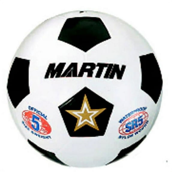 Dick Martin Sports MASSR5W 5 Inch Rubber Nylon Wound Soccer Ball - White