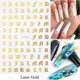 thumbnail image 4 of Letter Nail Art Stickers Alphabet Nail Decals Nail Art Supplies 3D Holographic Old English Character Self-Adhesive Sticker Glitter Design 8 Sheets, 4 of 4