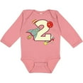 thumbnail image 3 of Inktastic 2nd Birthday Outer space Theme Boys or Girls Long Sleeve Baby Bodysuit, 3 of 5