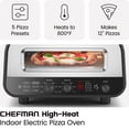 thumbnail image 4 of CHEFMAN Horno para Pizza de Interior Produce Pizzas de 12 Pulgadas en Minutos y Se Calienta a 800°F, 4 of 5