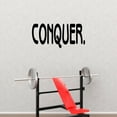 thumbnail image 1 of Conquer Wall Decal Sports Quote Wall Decal Gym Room Decor DP586-L, 1 of 5