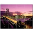 thumbnail image 1 of Bridge Picture Ceramic Tile Mural Kitchen Backsplash Bathroom Shower 404331-S43, 1 of 3