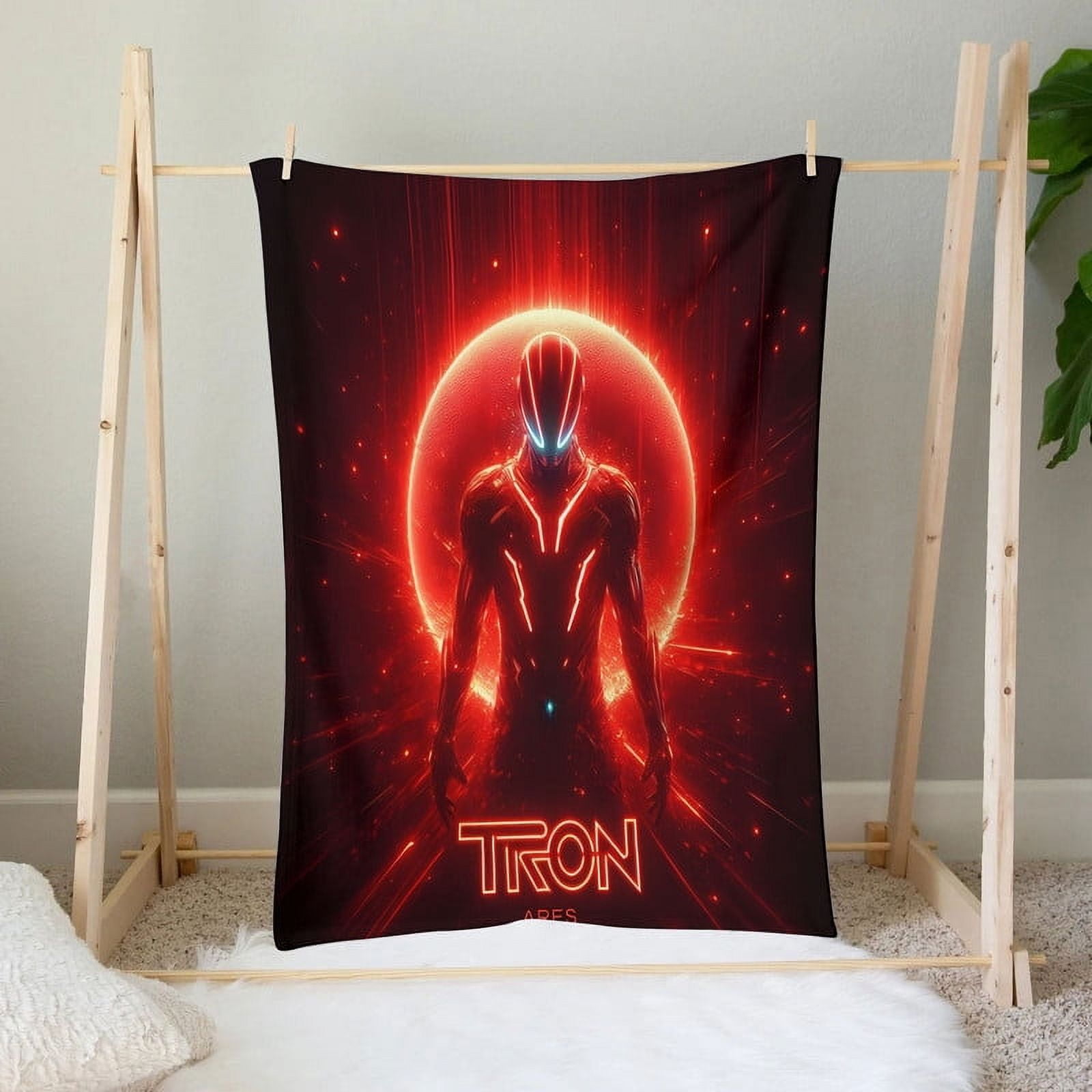 Tron Ares Throw Blanket Gifts for Fans Lover Girls Boys Women Present Hoodie Him Bed 30"x40"