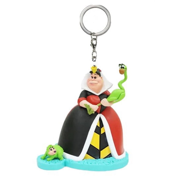 Alice In Wonderland Queen Of Hearts 3” PVC Key Ring Keychain Figure Figurine New