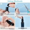 thumbnail image 3 of 20 Pcs 18/415 Replacement Pump Top Head Black Universal Replacement Pumps with Cover Reusable Dispenser Pump Head for Lotion Essence Foundation Cream Essential Oil, 3 of 9