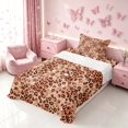 thumbnail image 3 of Homewish Brown Cheetah Print Twin Sheets, Animal Bedding, 3-Piece (1 Flat Sheet, 1 Fitted Sheet and 1 Pillowcase), 3 of 6