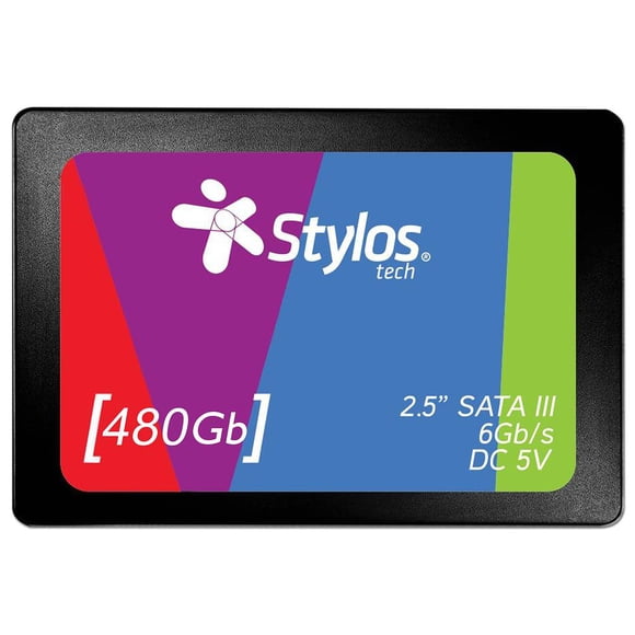 Unidad de Estado Sólido Stylos Tech de 480 GB, 2.5 SATA III 6Gb/s . Stylos STMSSD3B