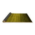 thumbnail image 2 of Ahgly Company Indoor Rectangle Abstract Yellow Contemporary Area Rugs, 2' x 5', 2 of 4