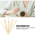 thumbnail image 2 of Durable Clay Sculpting Tool, Wood Color Tools Great Gifts with Wooden, 2 of 5