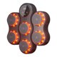 thumbnail image 2 of Wmhnj Entrenador de boxeo con msica Bluetooth y dianas LED, juego de ritmo interactivo para niños, saco de boxeo electrnico porttil con efectos de sonido para jugar en interiores y exteriores., 2 of 7