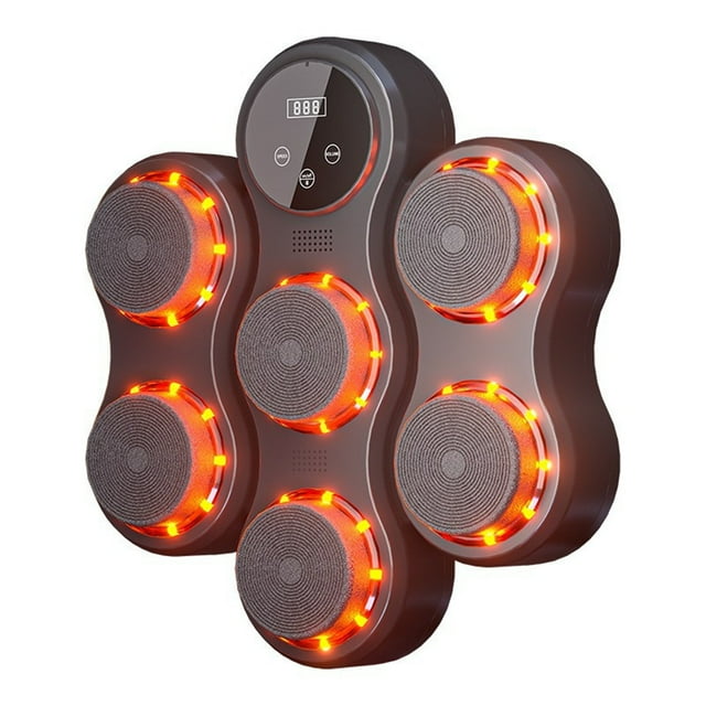 Cibles Musicales Bluetooth pour Enfants Cibles de Réactions Électroniques à Domicile Entraîneur de Rythmes Battants Jouet de Décompression Cadeau pour Garçon