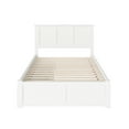 thumbnail image 5 of Madison Platform Bed with Flat Panel Foot Board and 2 Urban Bed Drawers in Multiple Colors and Sizes, 5 of 7