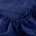 thumbnail image 4 of Ntbay 3-Piece Microfiber Toddler Sheet Set, Soft and Breathable Toddler Bedding Set, Include Crib Fitted Sheet Flat Sheet and Envelope Pillowcase, Navy Blue, 4 of 7