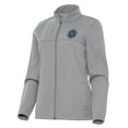 thumbnail image 2 of Women's-Antigua  Gray New York City FC Links 2 Golf Full-Zip Jacket, 2 of 3