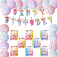 thumbnail image 5 of Juego de decoración para fiesta de cumpleaños ENTASSER temática de unicornio, 5 of 5