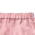 thumbnail image 5 of Miluxas Girl's 2 Piece Summer Lounge Set Outfit Short Sleeve Pullover Tops Wide Leg Long Pants Tracksuit Pink 4-5 Years, 5 of 6