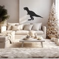thumbnail image 4 of LaModaHome Dinosaur Metal Wall Art, Jurassic Park Inspired Kids Room Decor, TRex Steel Home Accent, Prehistoric Theme Children s Wall Hanging,Metal ArtHome Decoration Gift -7.9"x11.8"/20x30cm, 4 of 5