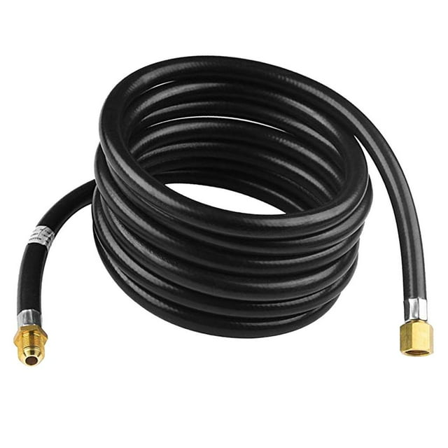 Extensión de propano / para electrodomésticos 25 ', 1/4' 'NPT X 1/4' ' Acampanado B shamjiam Manguera de extensión de propano
