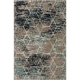 thumbnail image 3 of Unique Loom Trellis Frieze Collection Area Rug - Geometric (4' 1" x 6' 1" Rectangle Blue Multi/Ivory), 3 of 7