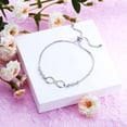 thumbnail image 6 of PJRYC Gifts for Women Mom, Infinity Love Bracelets for Women, Valentines Day Birthday Jewelry Gifts for Her Girls Girlfriend Mom Wife from Daughter Son, 6 of 13
