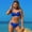 Blue, variant on Hipattires Plus Size Bathing Suits for Women Pink Fashion Bikini Sets Beach Graphic 2 Piece Swimwear Swimsuits