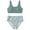 Green, variant on Hiijoy Girls Floral Bikini Swimsuit Beach Swimwear Set Bathing Suit, 2-Piece, Sizes 8-14