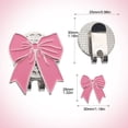 thumbnail image 1 of Golf Ball Marker Golf Cap Clips With Magnet Mark Golf Ball Position Removable Metal Petal Pattern Drop Ship Golf Accessories Pink Bow Tie, 1 of 6