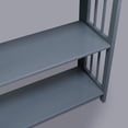thumbnail image 3 of Casual Home 3-Shelf Folding Stackable Bookcase 27.5" Wide, Slate Gray, 3 of 12