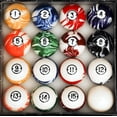 thumbnail image 1 of Iszy Billiards Pool Balls - 16 Piece Cue Ball Set For Pool Table And Display - 2 1/4 Inch 6 Ounce Regulation Size Billiard Balls - Classic Marble Style, 1 of 5