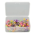 thumbnail image 2 of 100 piezas de cepillos de pulido dental de goma de silicona desechables para limpieza de dientes, cepillos de pulido bucal de colores variados, 2 of 15