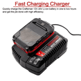 thumbnail image 7 of CMCB104 Replace for 20V Craftsman V20 Lithium-ion Battery Charger for CMCB201 CMCB202 CMCB203 CMCB204 CMCB205 CMCB209,Charger CMCB100,CMCB101 CMCB104, CMCB124, CMCB102, 7 of 7