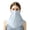 Blue, variant on Traceless Sunscreen Mask,Summer Thin Breathable UV Face Protection Sun Mask,Face Cover with Ear Loops Scarf for Women